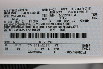 2025 Ford F-150 LMX4