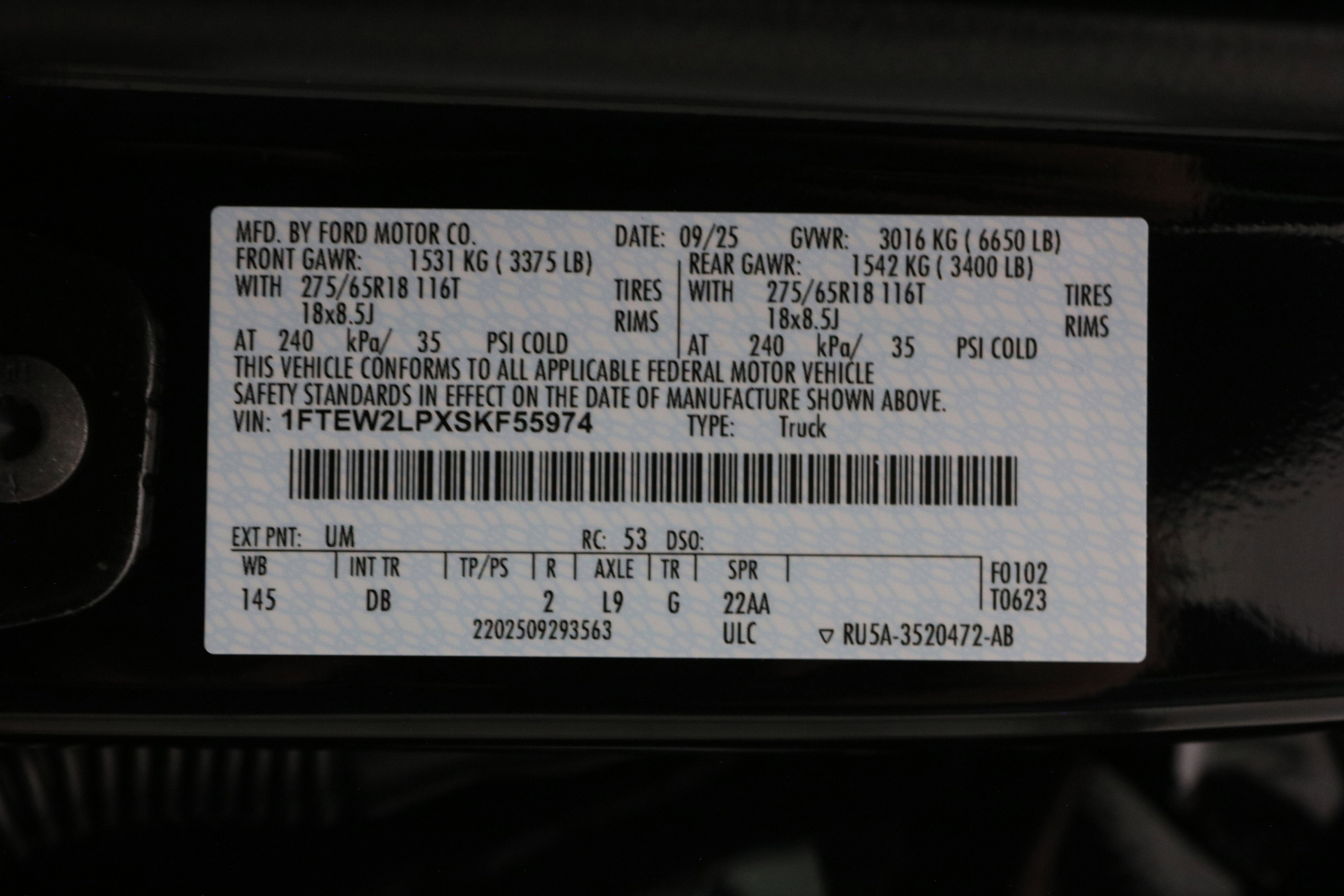 2025 Ford F-150 LMX4