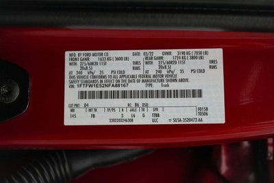 2022 Ford F-150 XLT SCA Black Widow