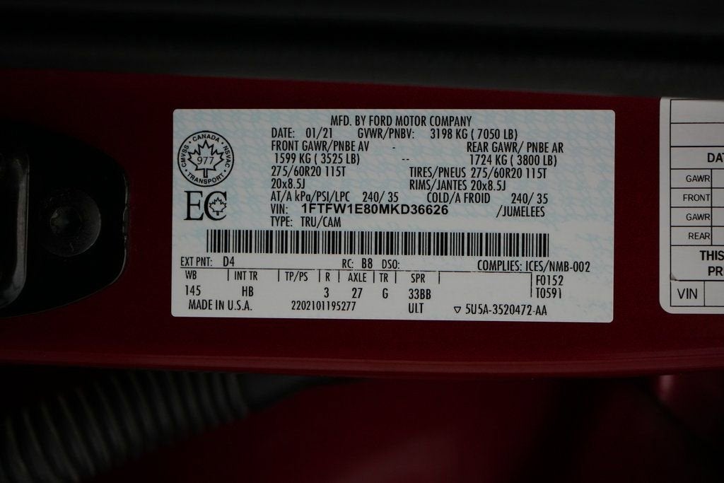 2021 Ford F-150 Lariat