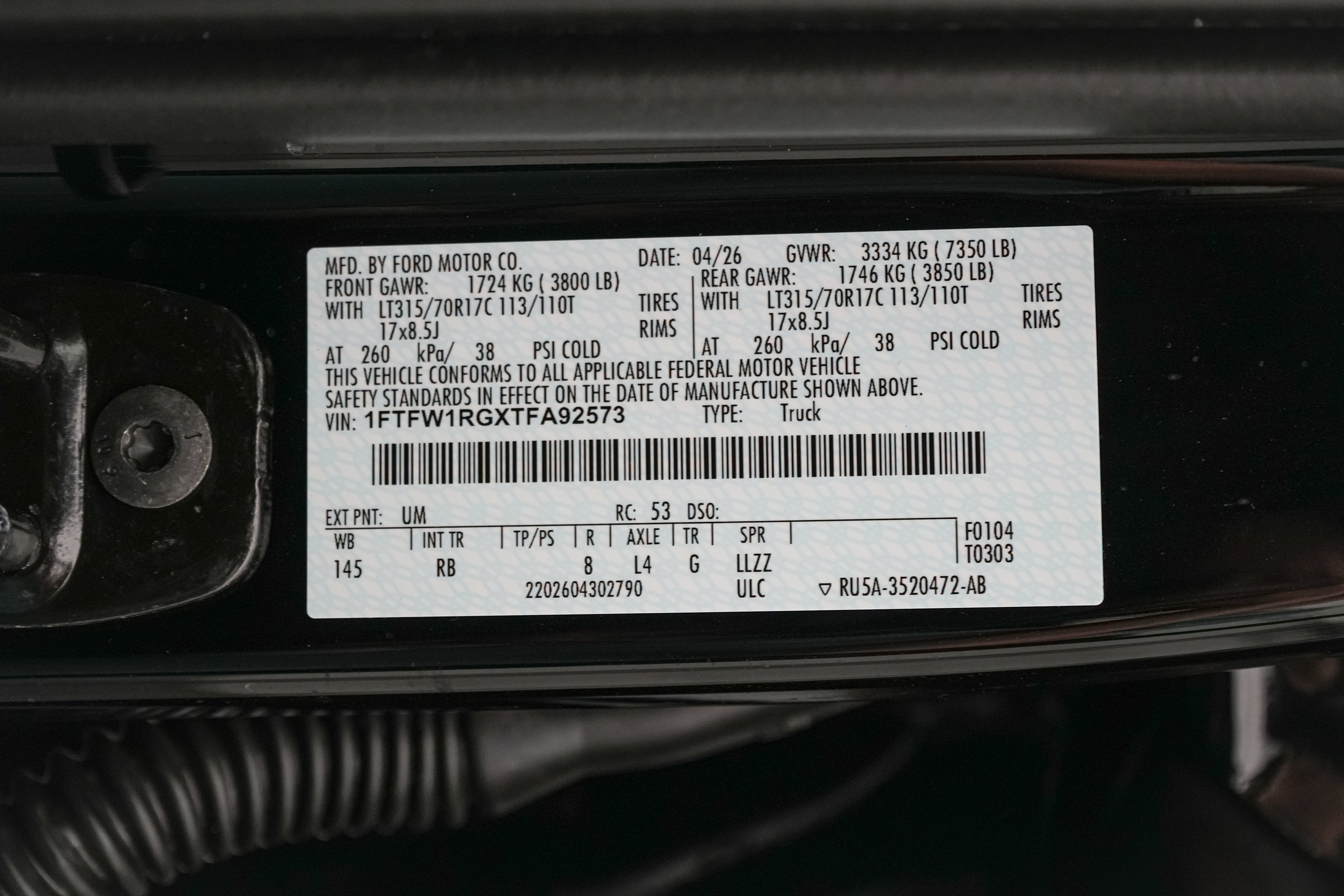 2026 Ford F-150 Raptor Alpha 600