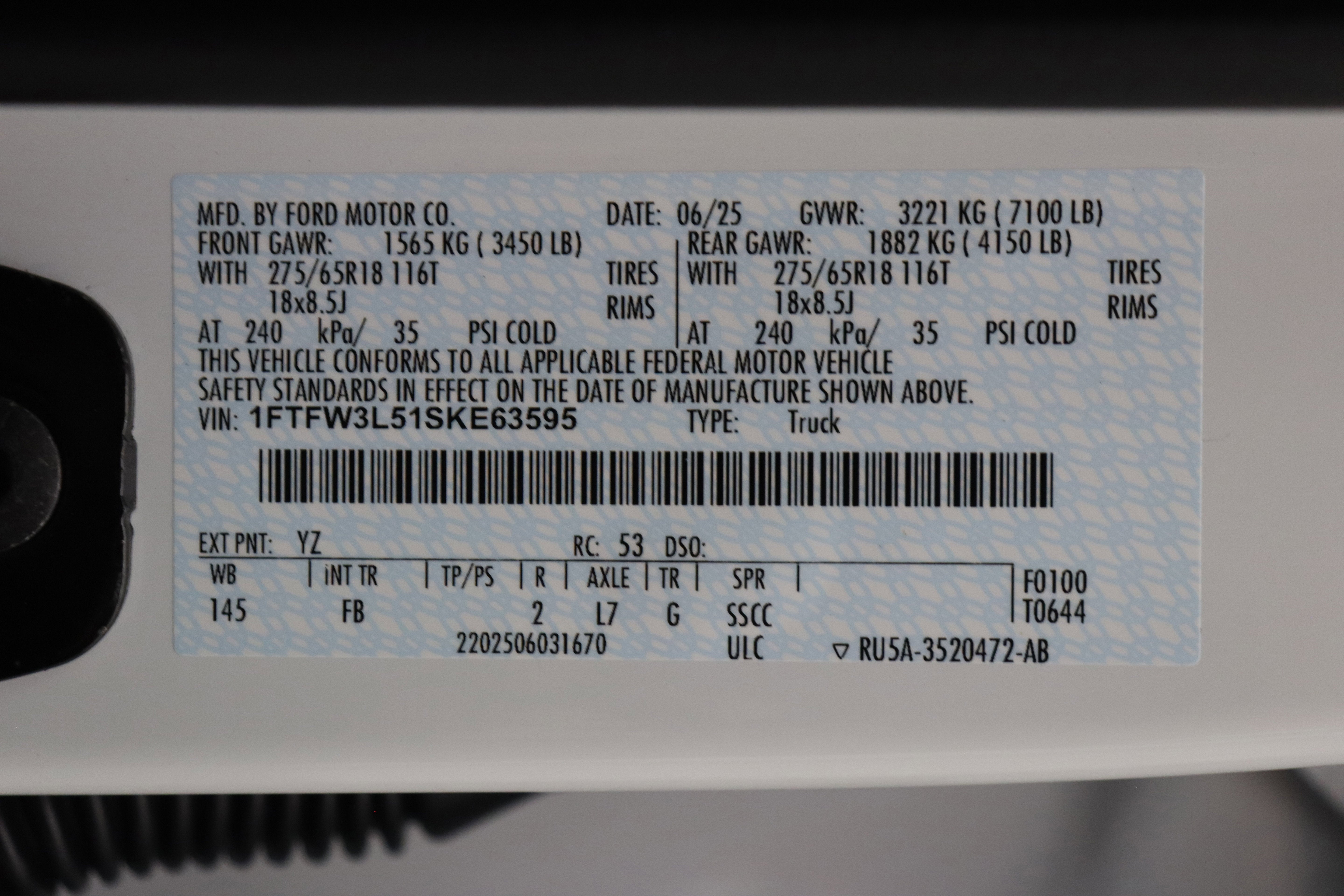 2025 Ford F-150 Lightning Bolt Supercharged