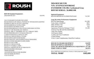 2026 Ford F-150 ROUSH Off Road XLT