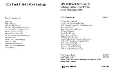 2026 Ford F-150 LMX4