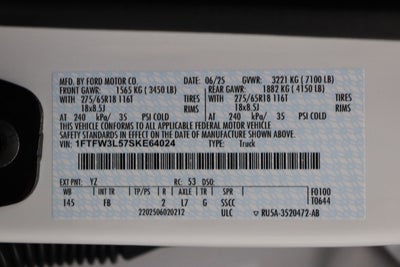 2025 Ford F-150 Lightning Bolt Supercharged