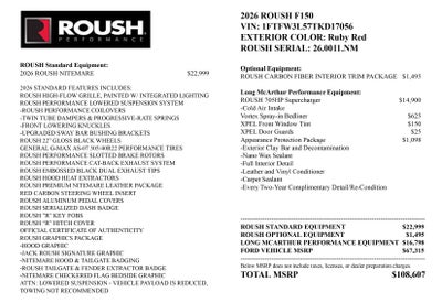 2026 Ford F-150 ROUSH Nitemare Supercharged