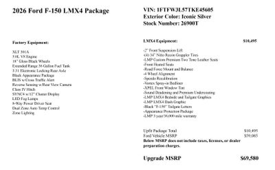 2026 Ford F-150 LMX4