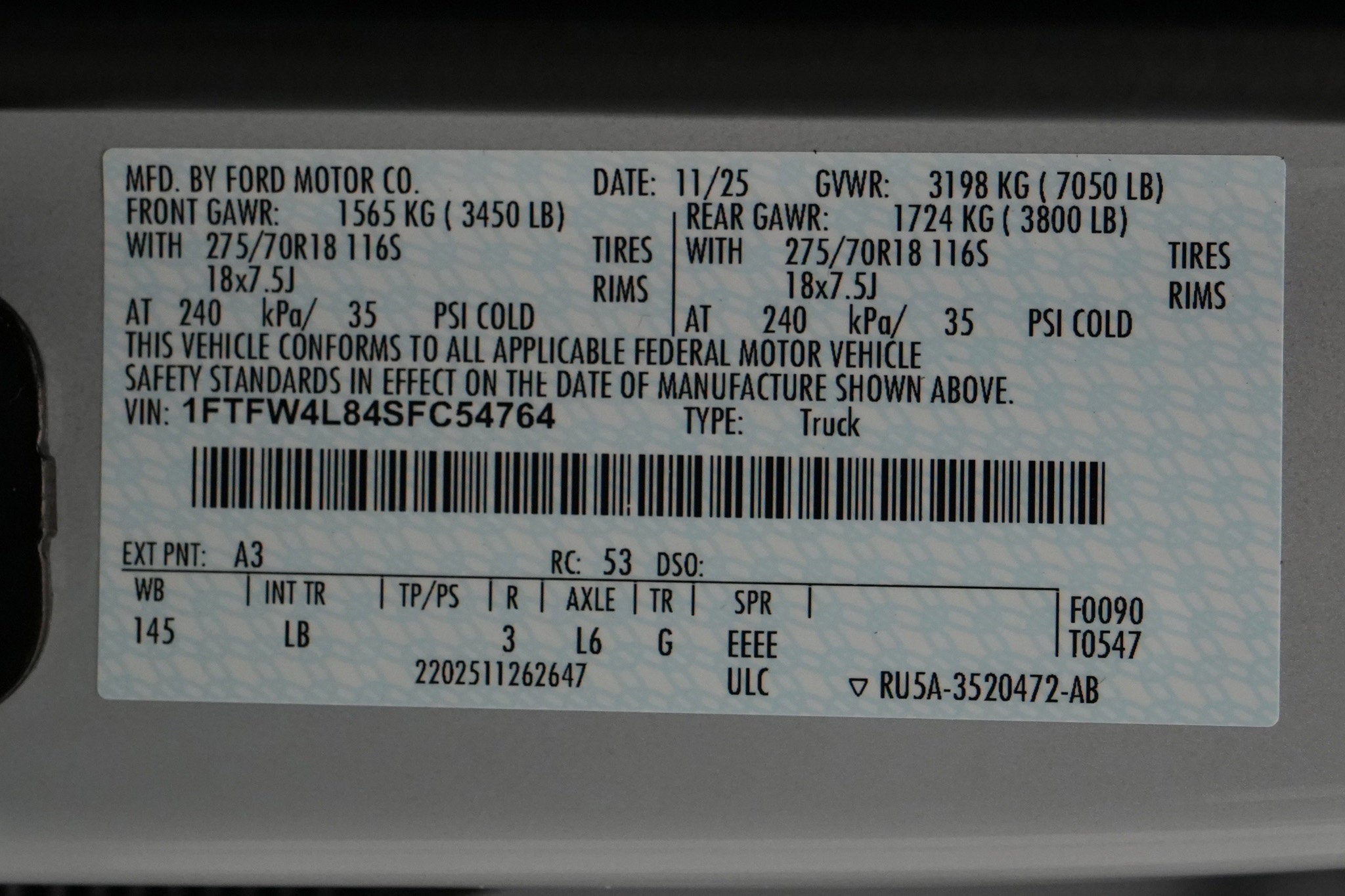 2025 Ford F-150 Tremor