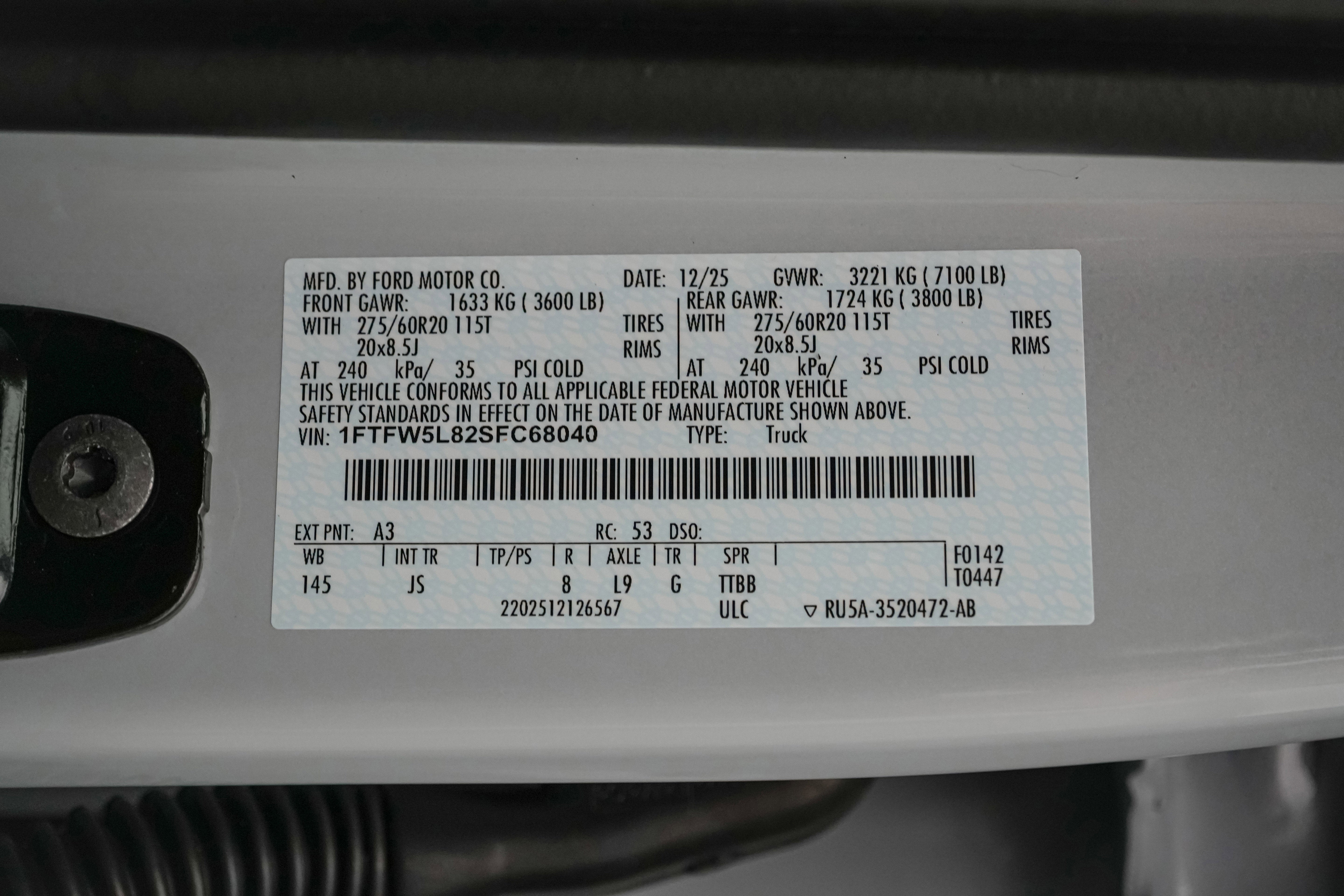 2025 Ford F-150 LARIAT