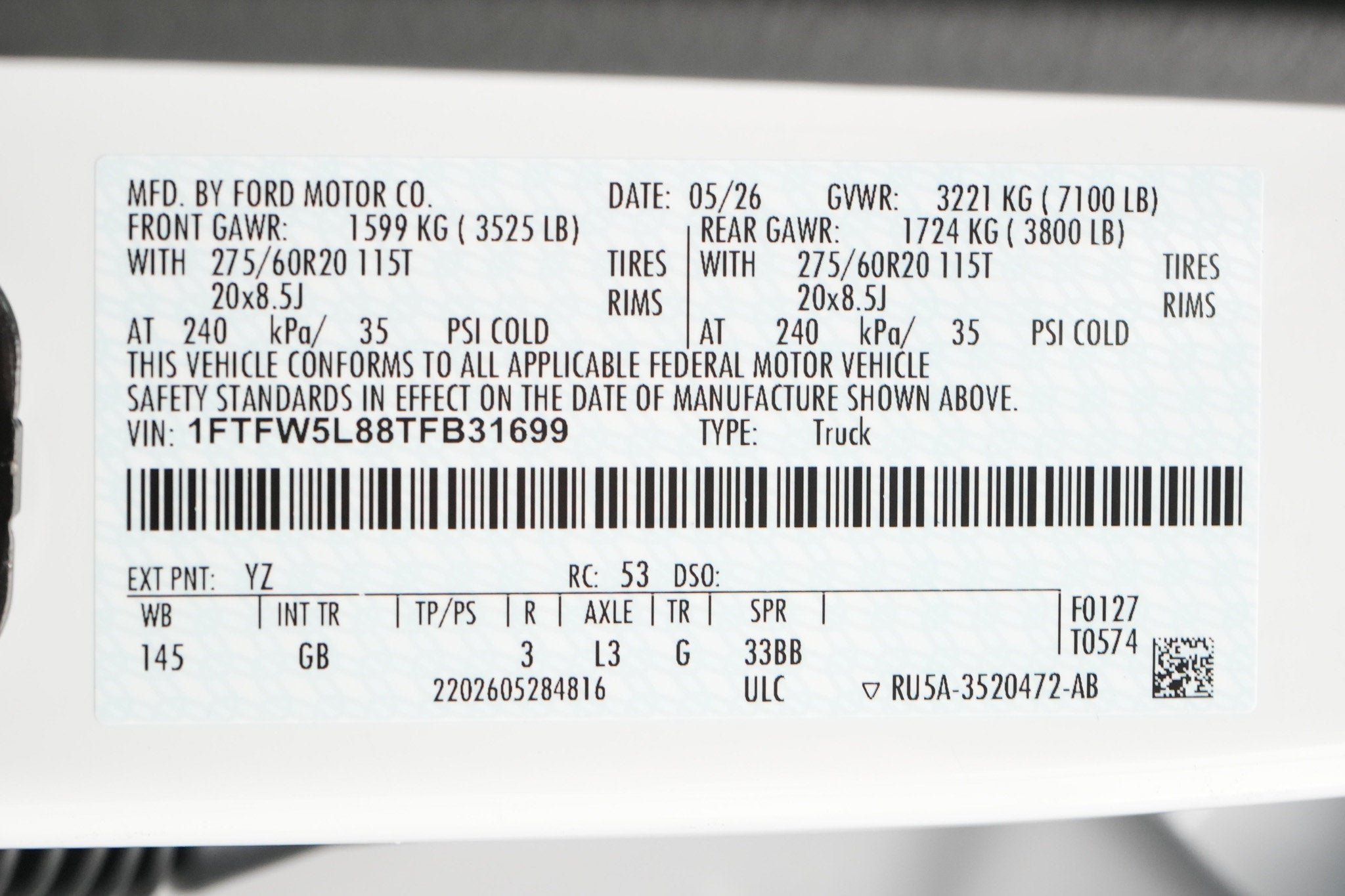 2026 Ford F-150 LARIAT