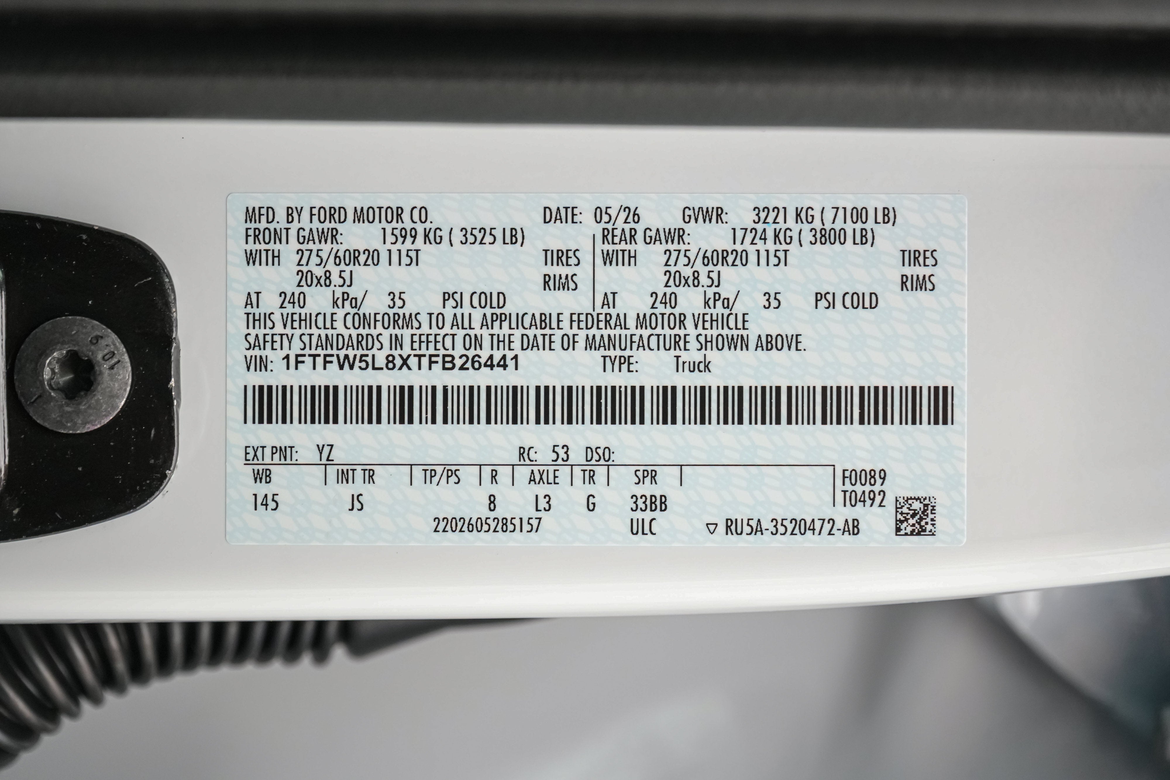 2026 Ford F-150 LARIAT