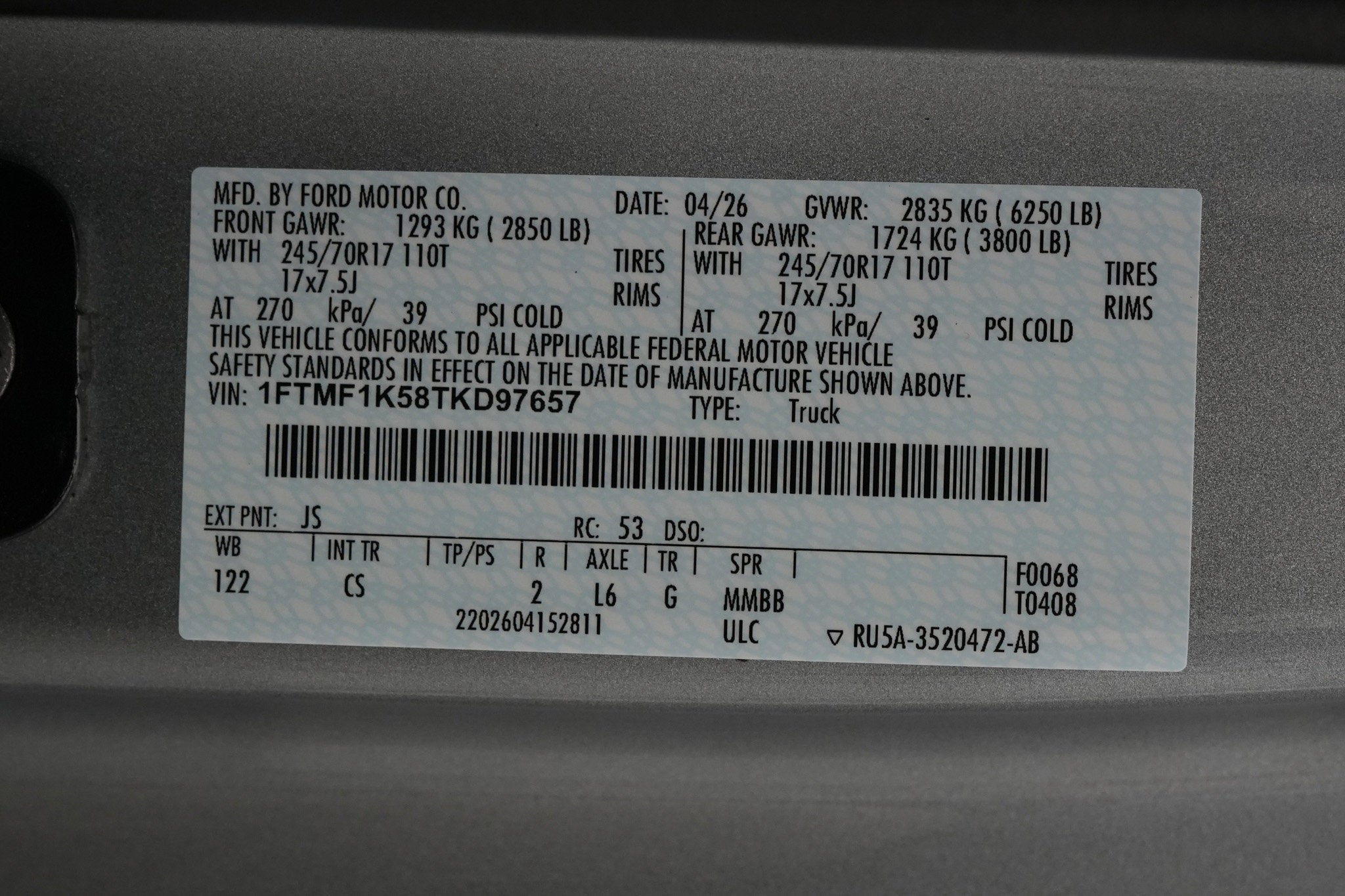 2026 Ford F-150 Lightning Bolt SC