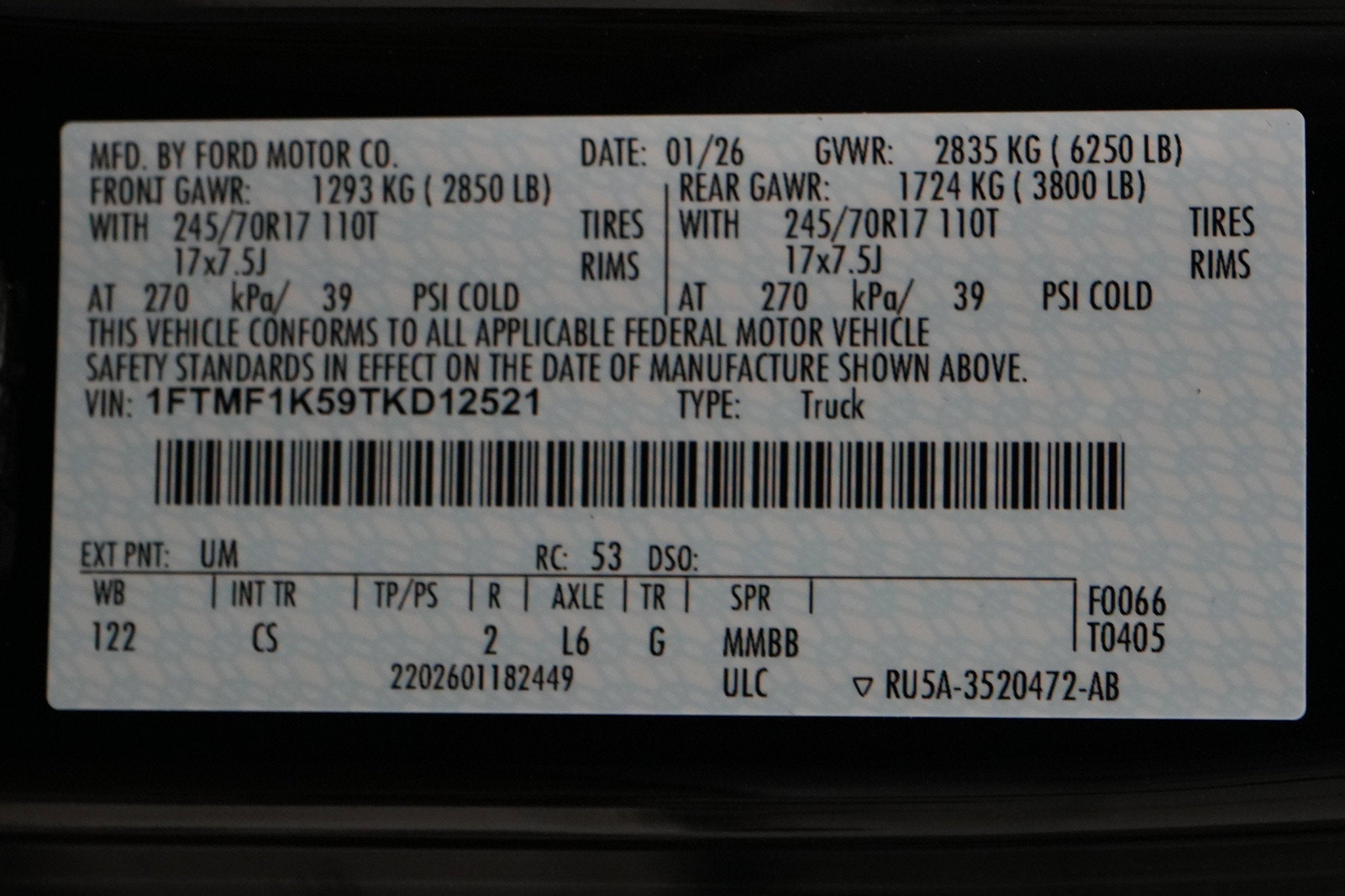 2026 Ford F-150 Lightning Bolt SC