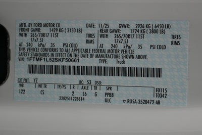 2025 Ford F-150 Lightning Bolt Supercharged