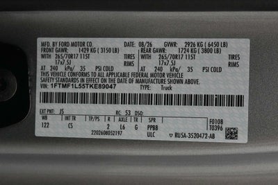 2026 Ford F-150 Lightning Bolt SC