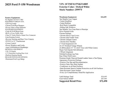 2025 Ford F-150 Woodsman Edition