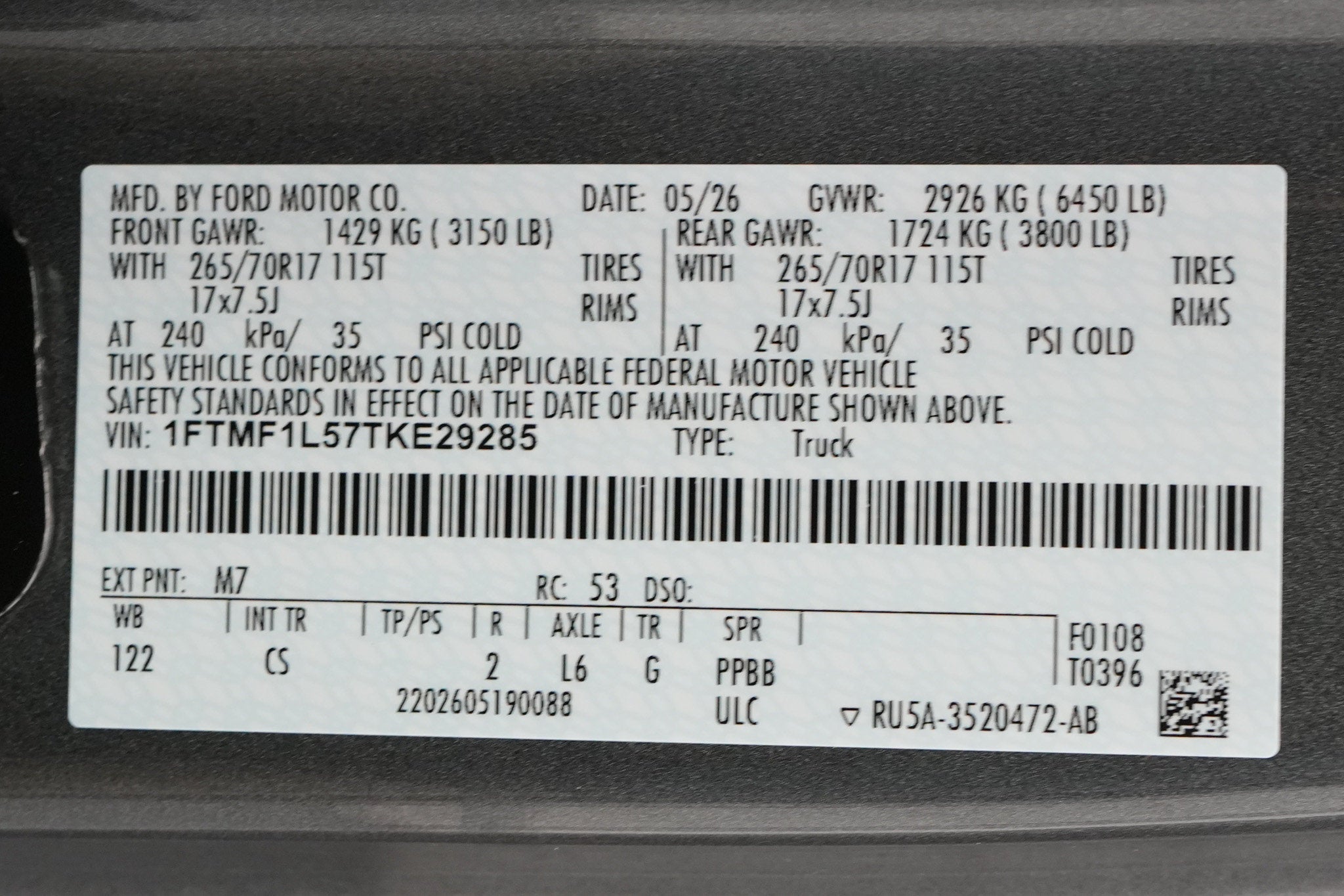 2026 Ford F-150 Lightning Bolt SC