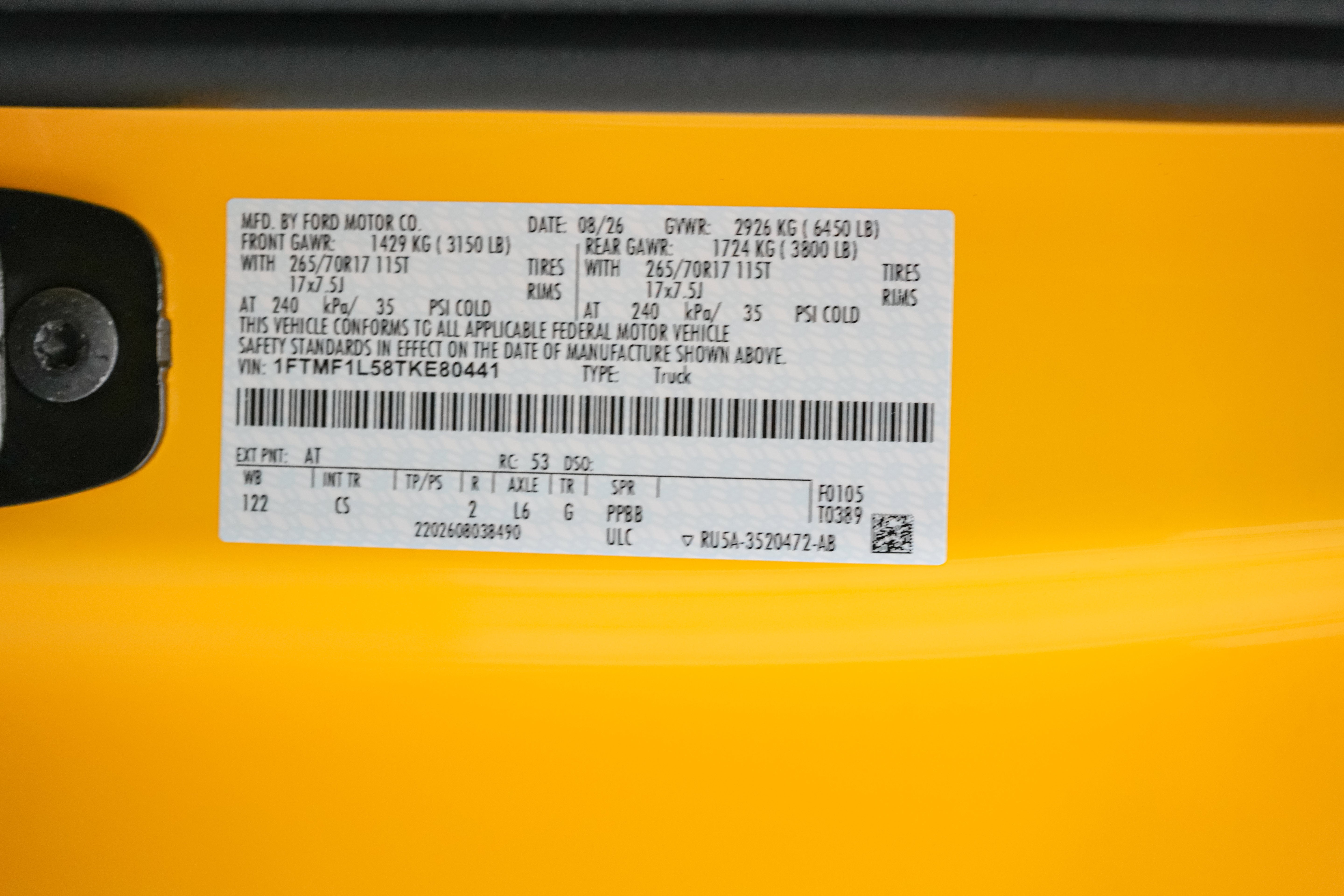 2026 Ford F-150 Lightning Bolt SC