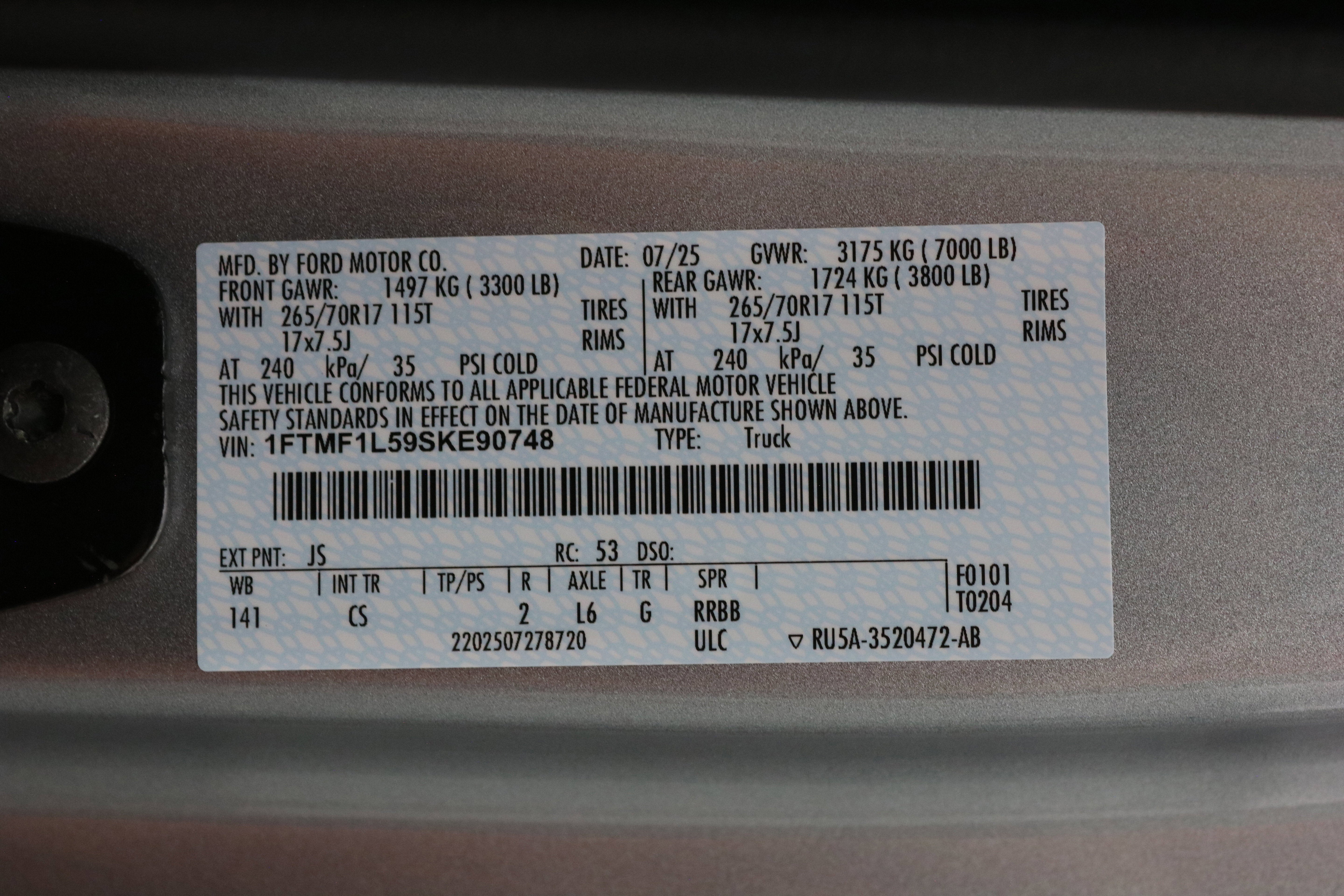 2025 Ford F-150 Custom Classic