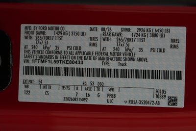 2026 Ford F-150 Lightning Bolt SC