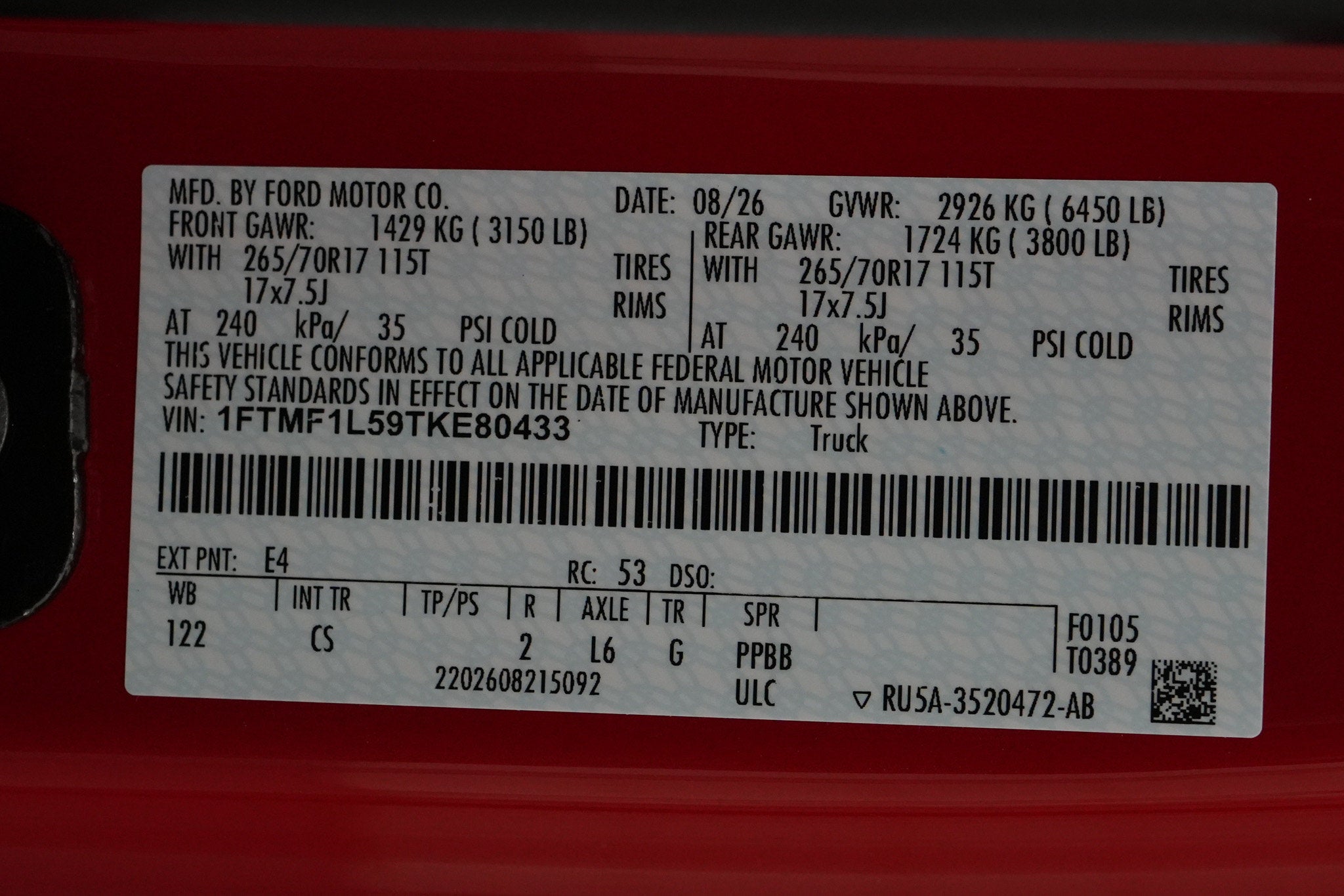 2026 Ford F-150 Lightning Bolt SC