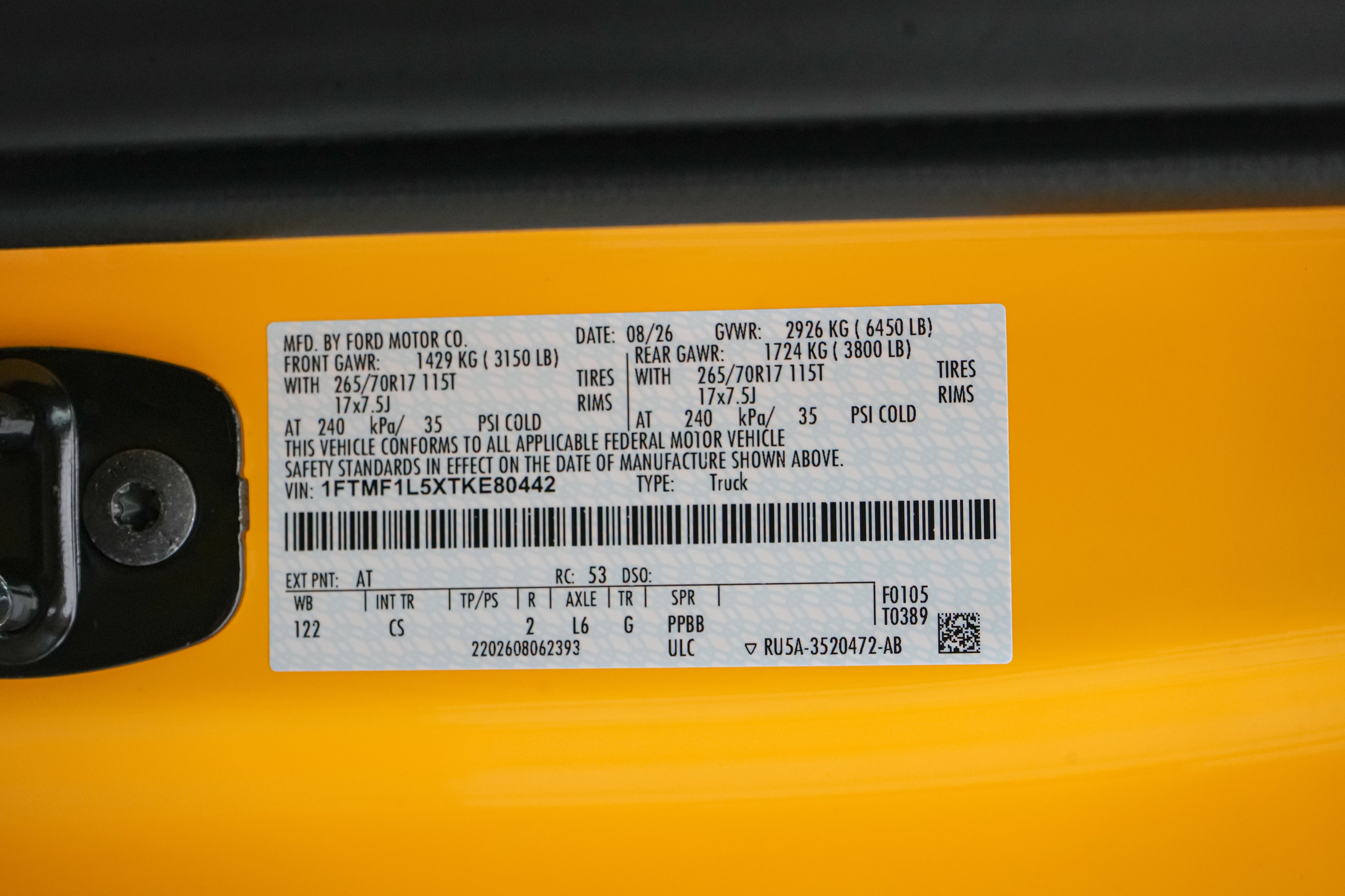 2026 Ford F-150 Lightning Bolt SC