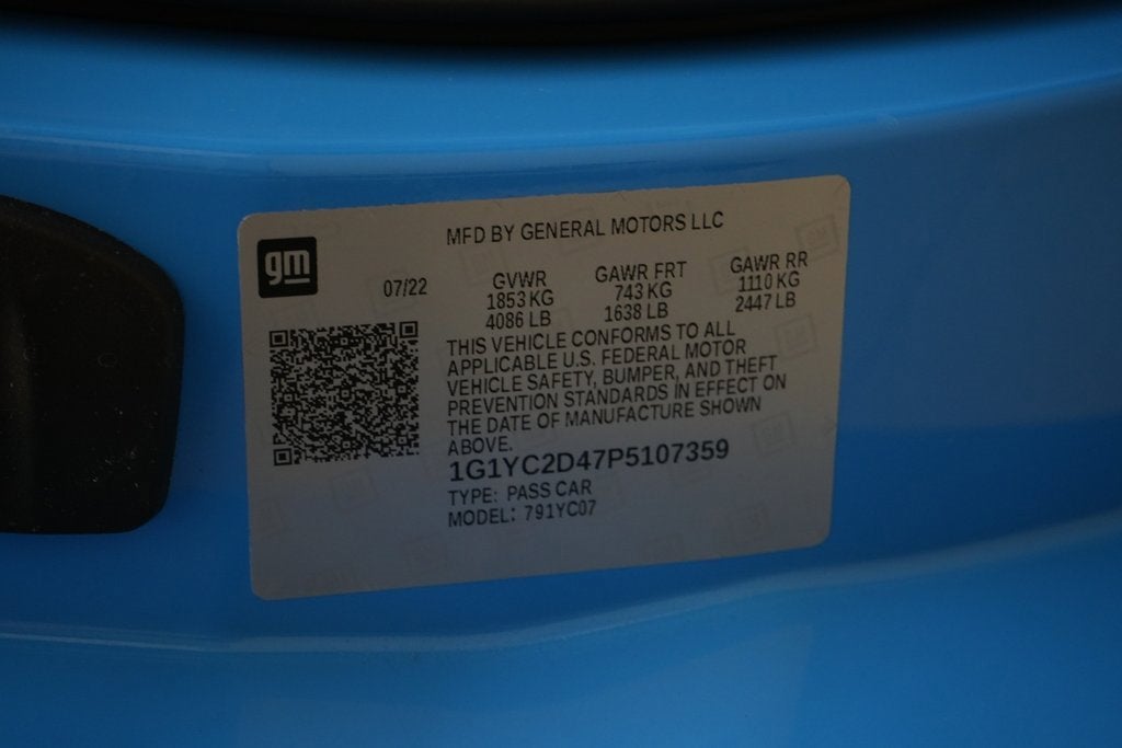 2023 Chevrolet Corvette Stingray 3LT