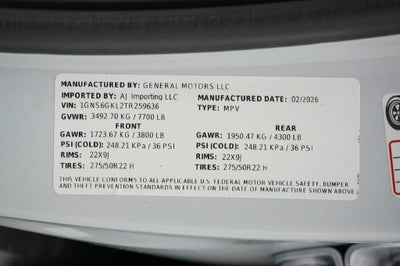 2026 Chevrolet Suburban High Country