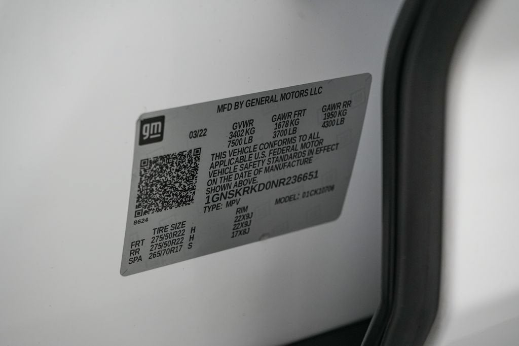 2022 Chevrolet Tahoe RST