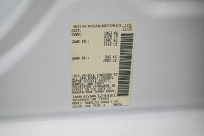 2021 Nissan Altima 2.5 SL