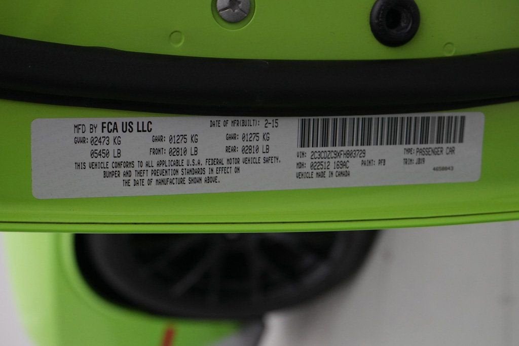 2015 Dodge Challenger SRT Hellcat