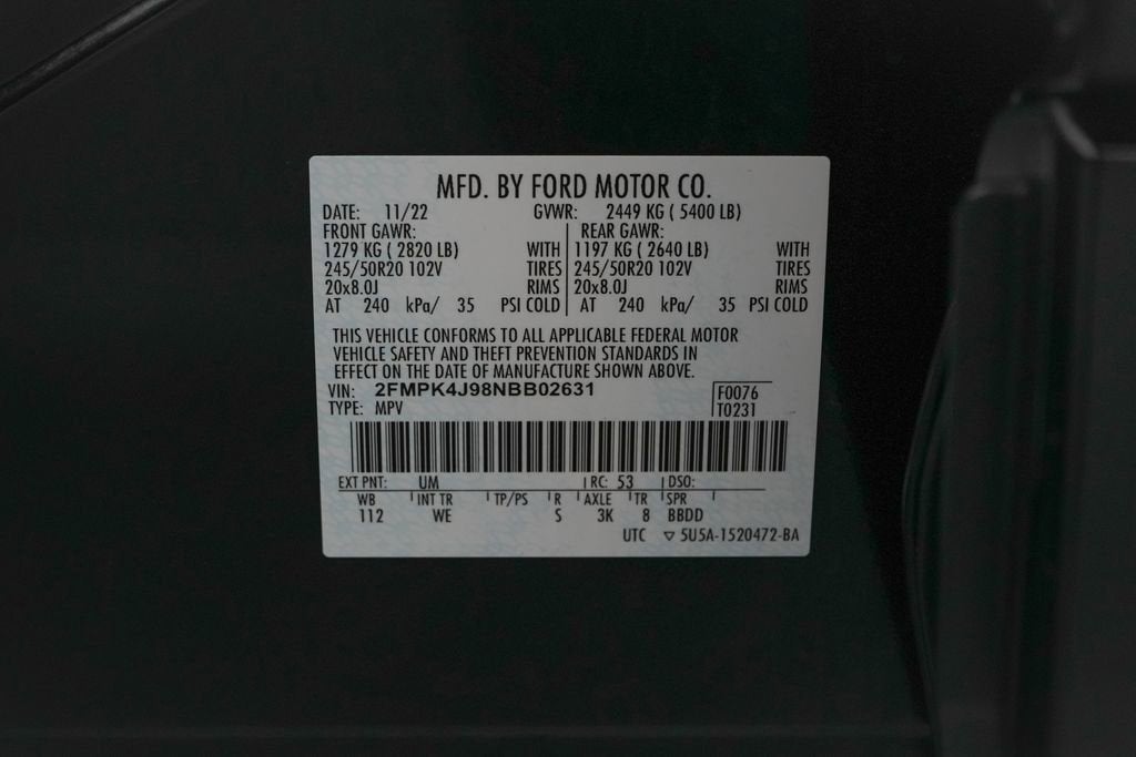 2022 Ford Edge ST Line