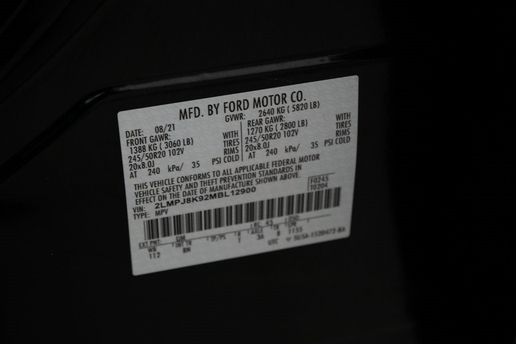 2021 Lincoln Nautilus Reserve