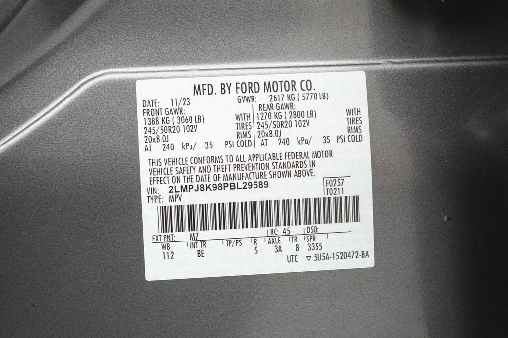 2023 Lincoln Nautilus Reserve