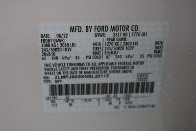 2022 Lincoln Nautilus Reserve