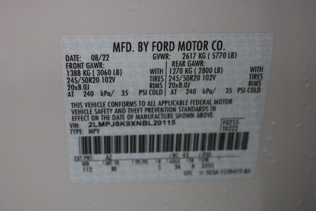 2022 Lincoln Nautilus Reserve