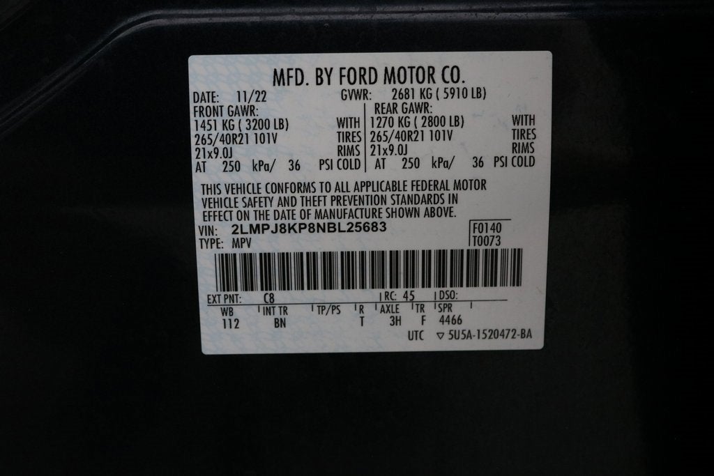 2022 Lincoln Nautilus Reserve