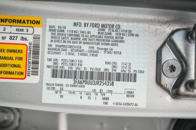 2018 Ford Fusion Hybrid S