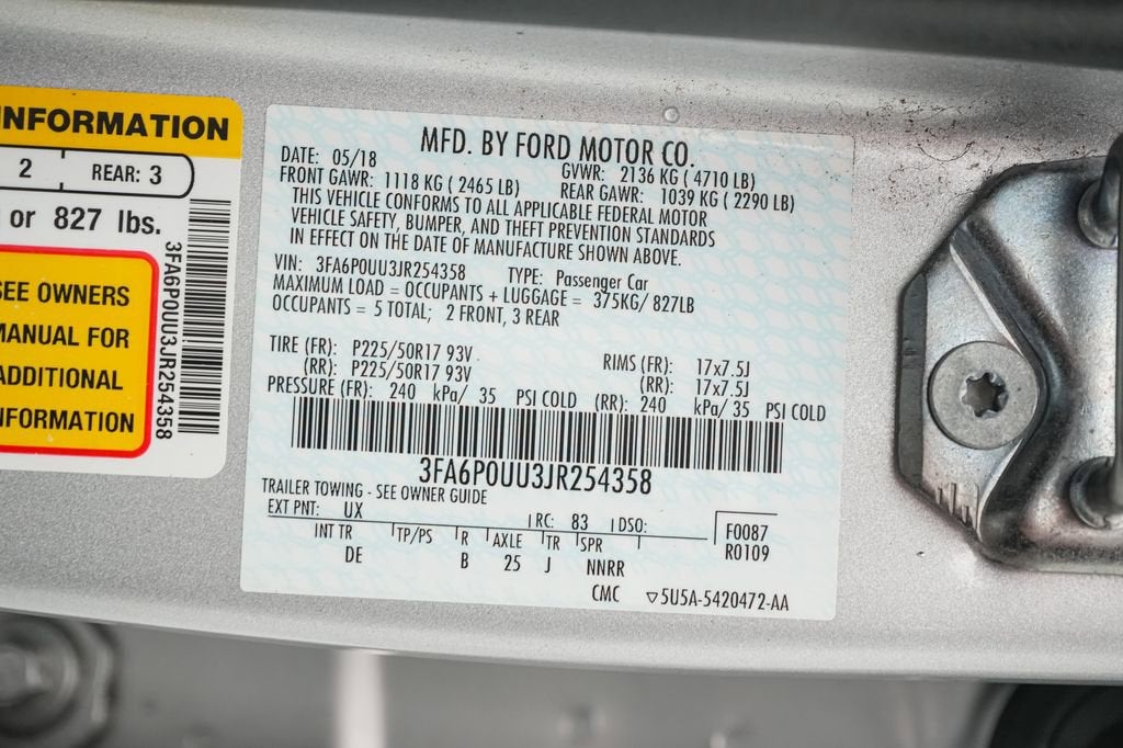 2018 Ford Fusion Hybrid S