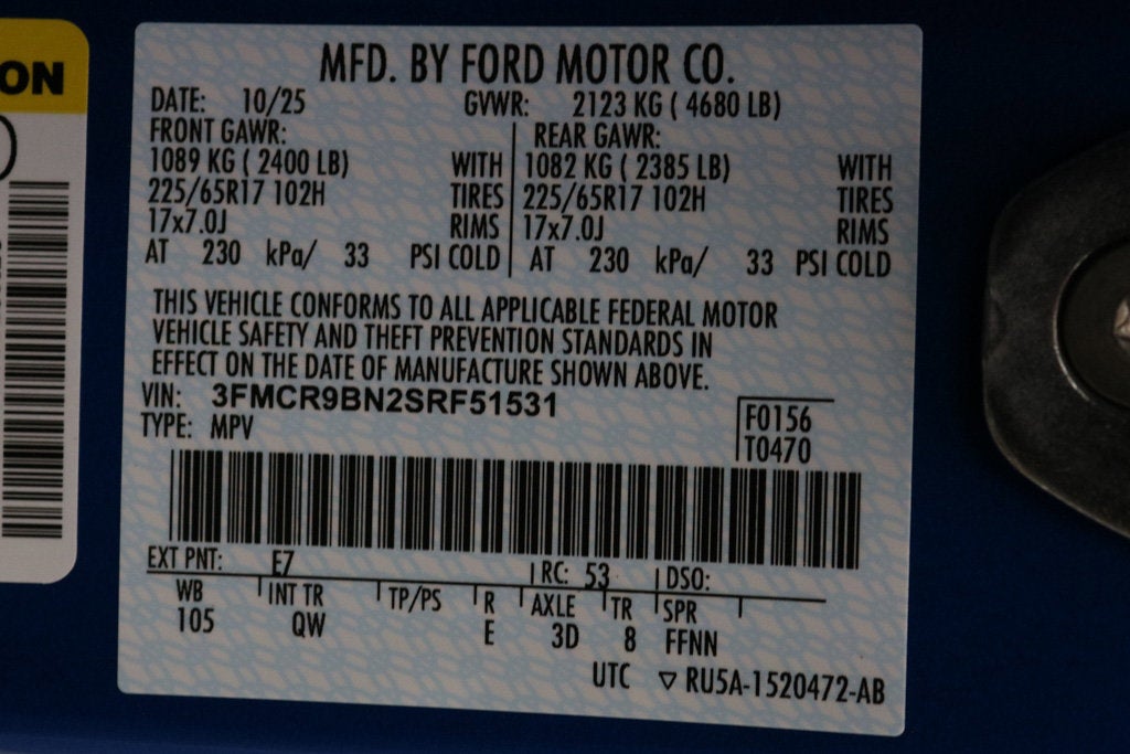 2025 Ford Bronco Sport Big Bend