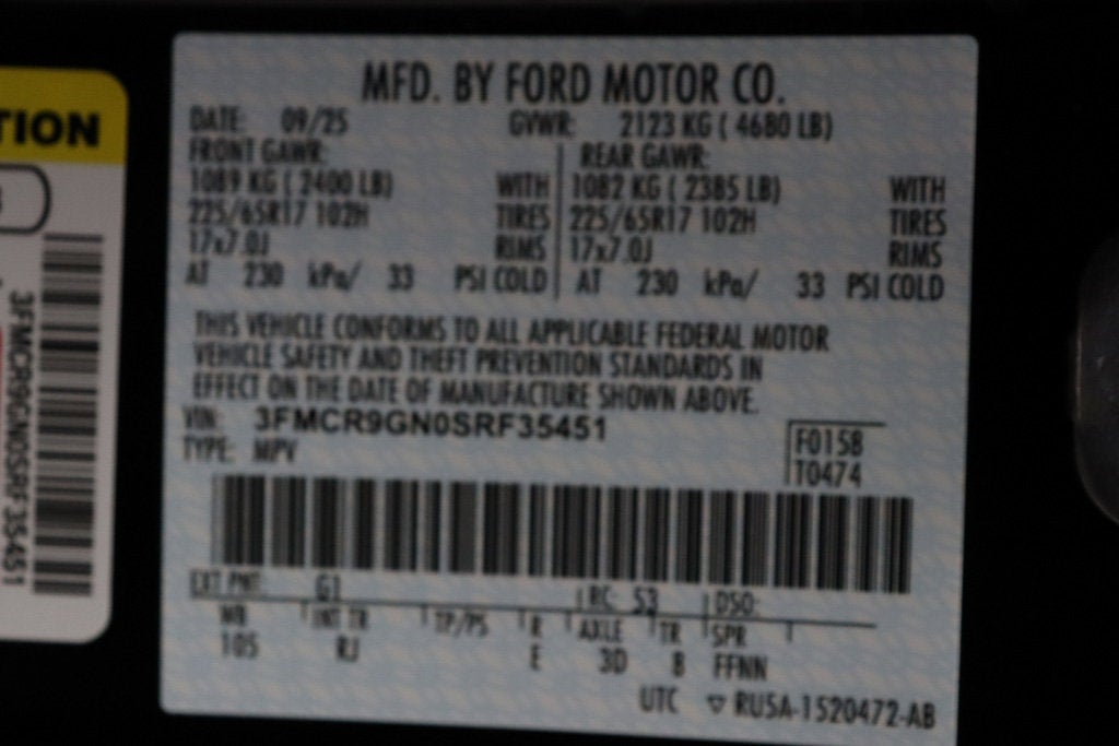 2025 Ford Bronco Sport Heritage