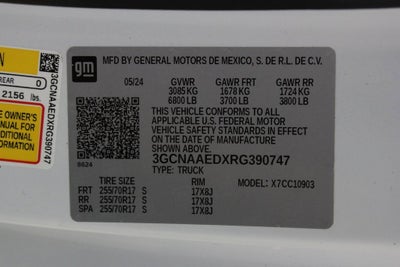 2024 Chevrolet Silverado 1500 WT