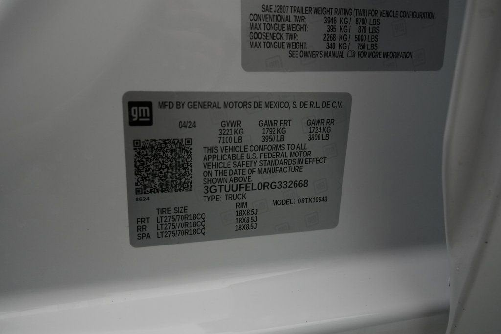 2024 GMC Sierra 1500 AT4X