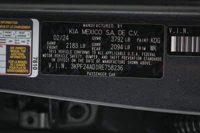 2024 Kia Forte LXS