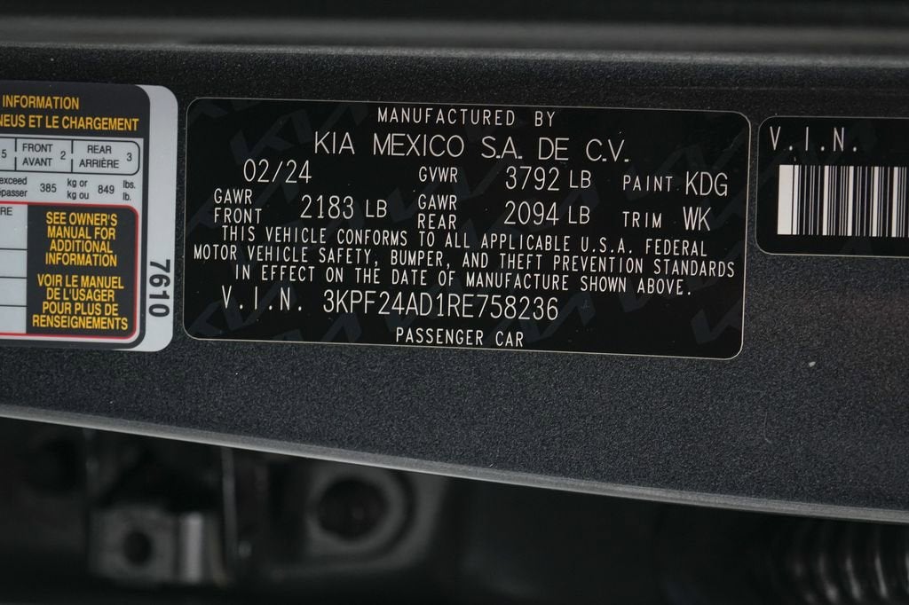 2024 Kia Forte LXS