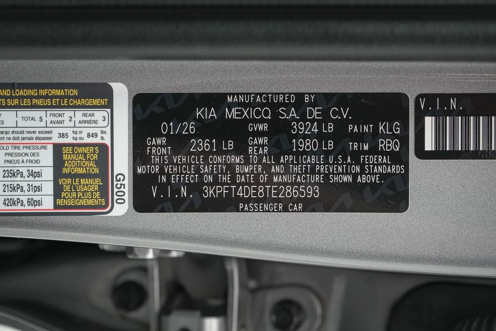 2026 Kia K4 LXS