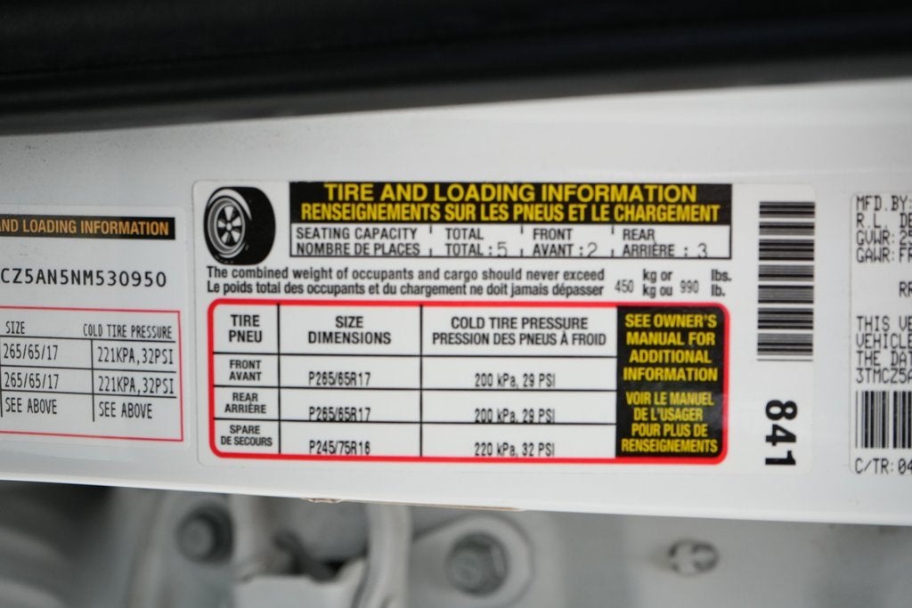 2022 Toyota Tacoma 4WD TRD Sport