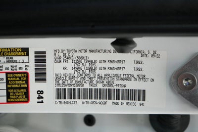 2022 Toyota Tacoma 4WD TRD Sport