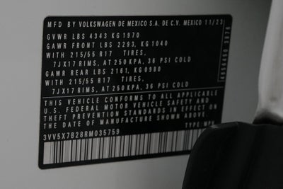 2024 Volkswagen Taos 1.5T S