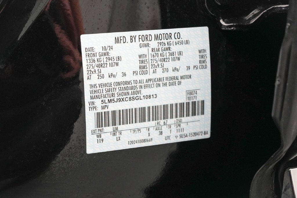 2025 Lincoln Aviator Black Label Invitation